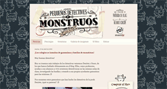 Desktop Screenshot of detectivesdemonstruos.com